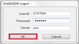 OraOLEDB Logon